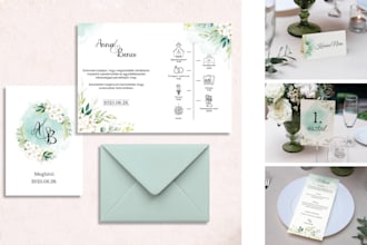 create elegant custom wedding stationery and invitations