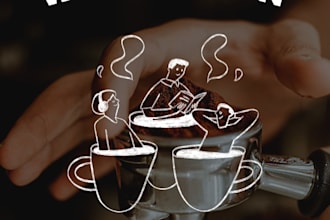 design modern coffee shop,restaurant,and sale posters