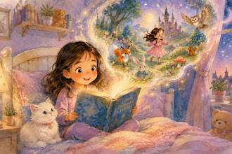 illustrate your children book with custom storybook artwork