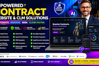 ai powered contract client intake forms e signature integration clm firm website