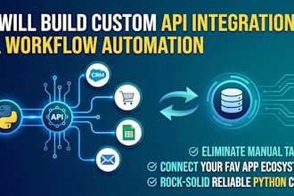 build custom api integrations and workflow automation
