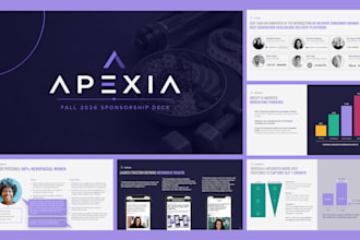 a professional sponsorship deck or sponsorship proposal