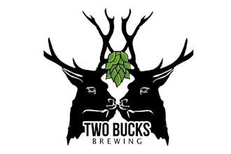design captivating logo for two bucks brewing beer bar