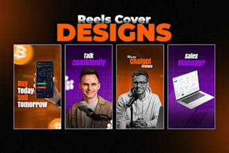 design instagram reel covers, and shorts thumbnails