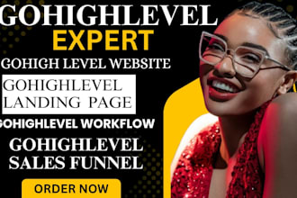 build gohighlevel funnel website gohighlevel automation CRM setup highlevel flow