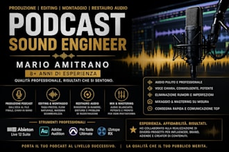 edit, produce your podcast audio