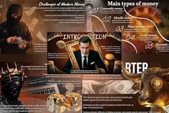 design a modern powerpoint or canva presentation