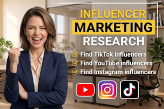 provide a curated list of high converting influencers for your brand