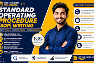 write professional sops and operations manuals for business