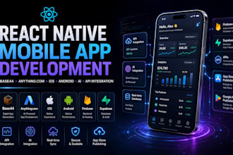 develop mobile app with anything com app publishing ios app react native base44