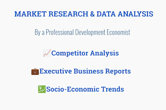 conduct professional market research and corporate data analysis