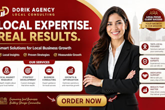 redesign dorik agency local consulting real estate business website landing page