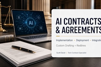 draft a clear and concise ai deployment agreement for your project