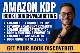 do book promotion launch marketing ebook advertising publishing amazon kindle
