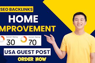 publish home improvement article with USA guest post backlink