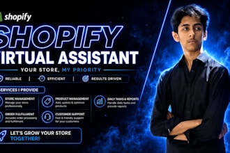 be your shopify virtual assistant