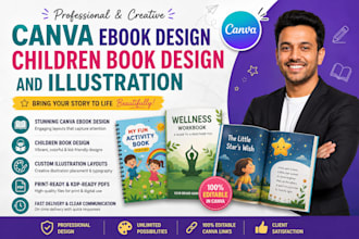 canva ebook design children canva book design illustration canva book