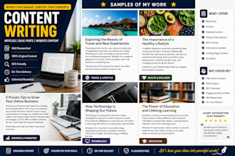 write engaging articles and blog posts