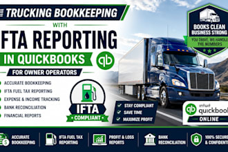 do trucking bookkeeping with ifta reporting in quickbooks for owner operators