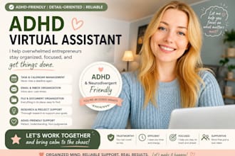 be your adhd virtual assistant for organization and productivity