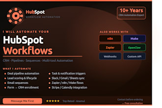 automate hubspot workflows CRM processes