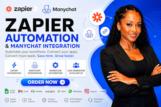 do zapier automation, manychat integration, workflow automation, zapier expert