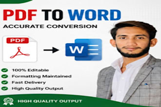convert PDF to word with accurate copy typing