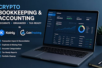 do crypto bookkeeping and accounting in koinly, cointracking