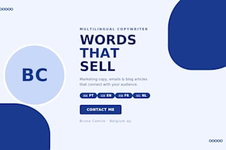 write multilingual marketing copy in pt, en, fr and nl