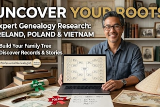 do irish, polish, vietnam genealogy research and family history search