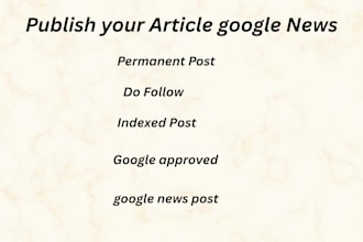 publish your article on google news websites