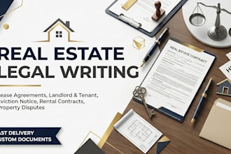 online US law for real estate contract agreement landlord tenant legal writing