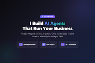 build a full ai agent system that runs your business on autopilot
