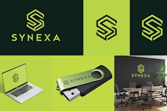 design a professional modern geometric logo
