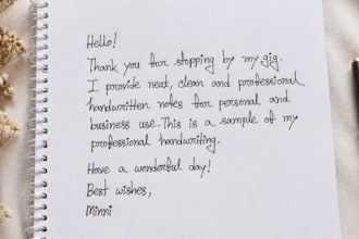 convert text into neat handwritten notes