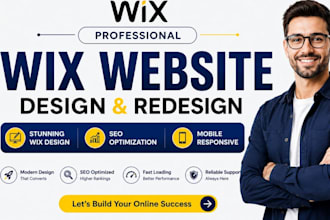 wix website redesign wix website design wix business website build wix website
