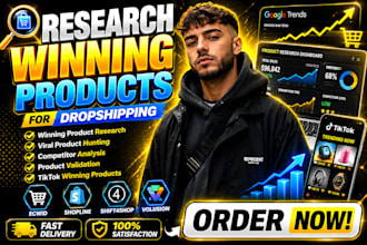 research winning products for dropshipping ecommerce website