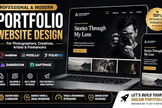 build mobirise pixellu folihd darkroom daftpage portfolio photography website