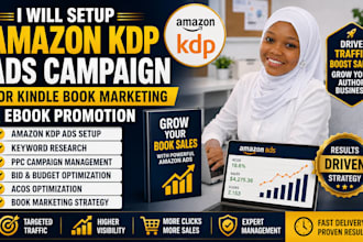 setup amazon KDP ads campaign for your kindle marketing and ebook promotion