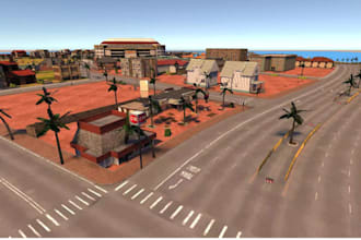 build custom roblox maps, low poly cities, horror and stylize environment