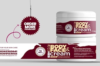 do product packaging, sticker label, fashion branding, skin care logo design