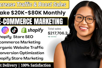 shopify ecommerce dropshipping marketing shopify website traffic, shopify sales