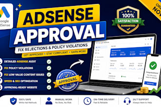 fix google adsense rejection, resolve policy violations for your website