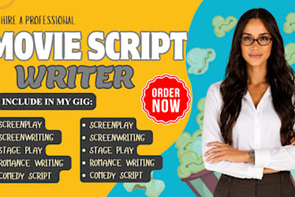 do movie script screenplay film script screenwriting comedy script stage play