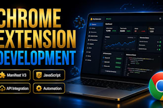 develop custom chrome extension for you