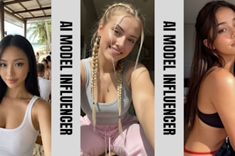 do sfw nsfw ai influencer ai model lora training comfyui workflow for fanvue ofm