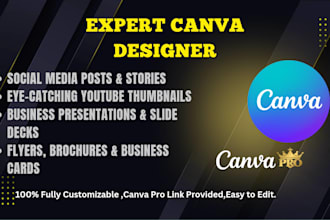 use canva pro to make any design