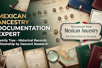 document your mexican ancestry for citizenship by descent applications