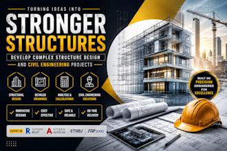 build complex structure design and civil engineering projects