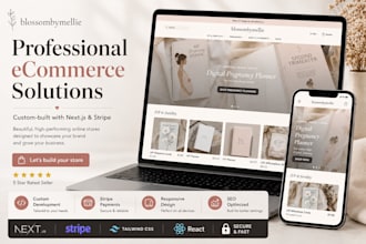 build a custom ecommerce website